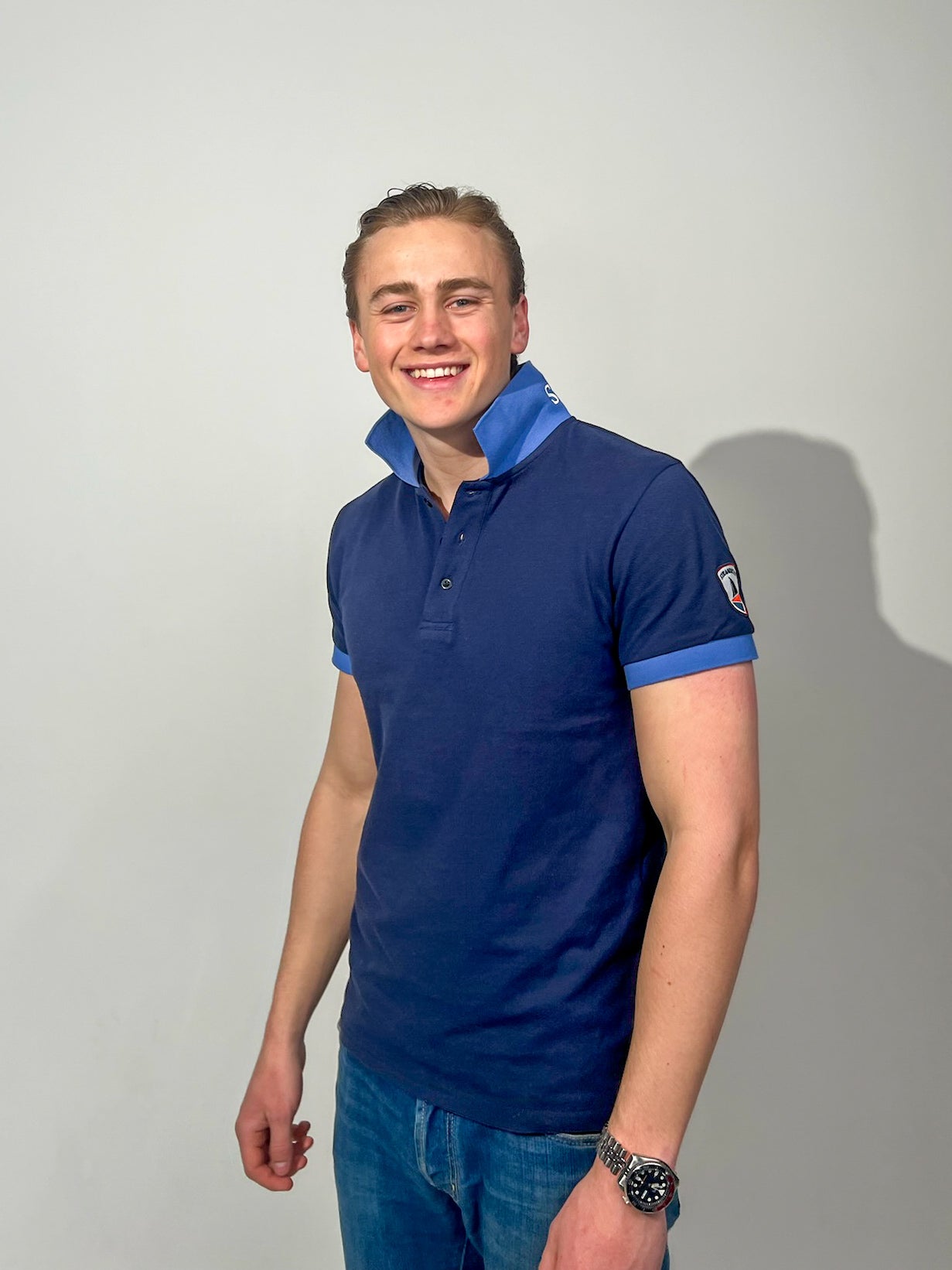 Marine polo pique