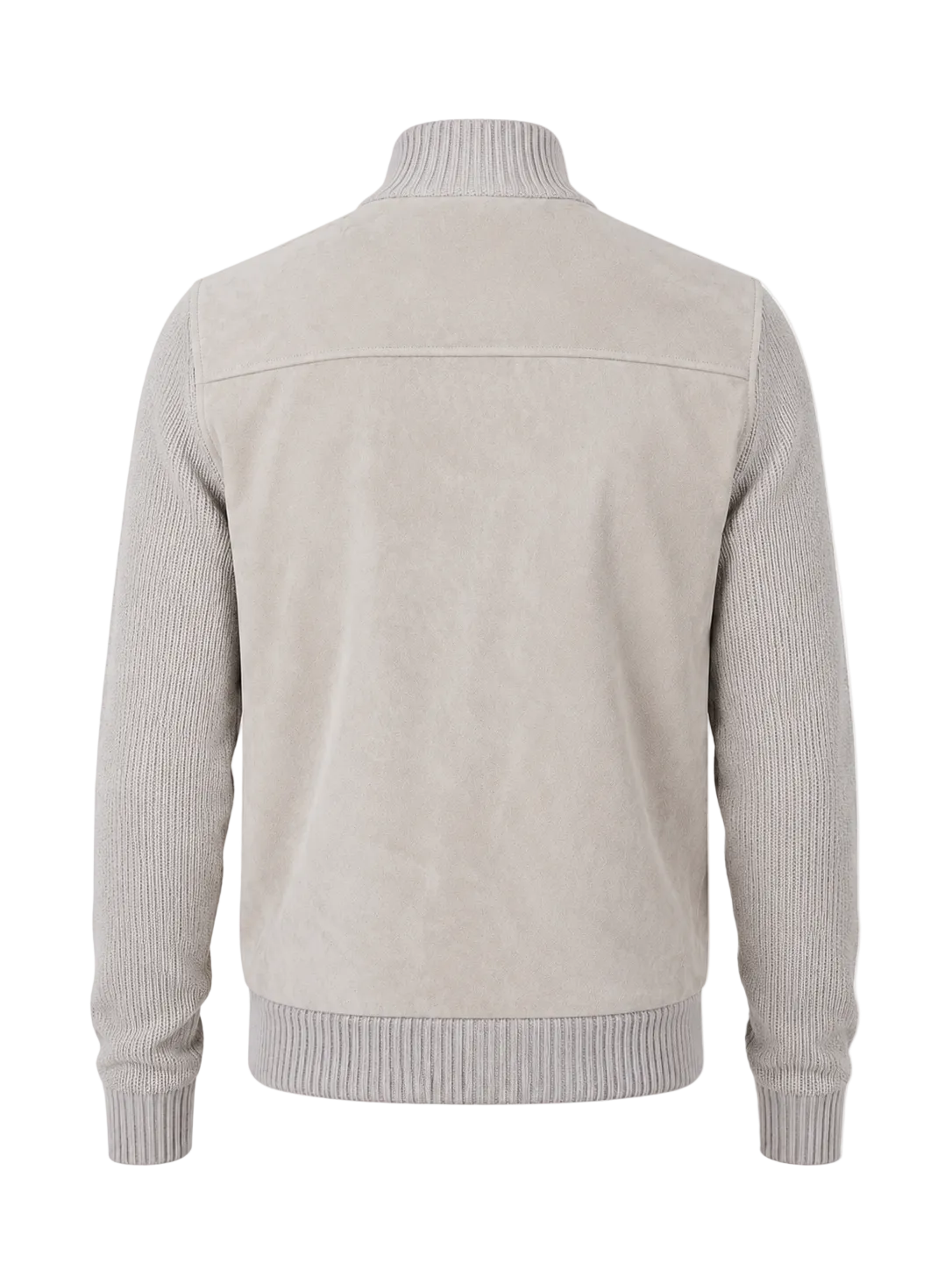 Grå semsket cardigan