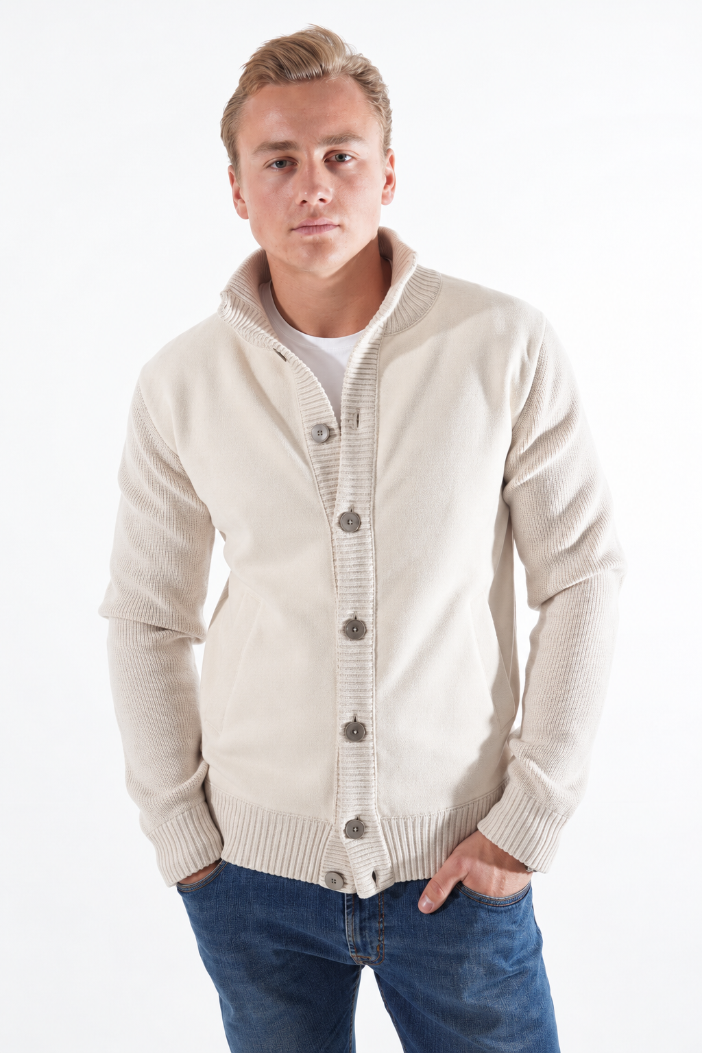 knapp cardigan beige