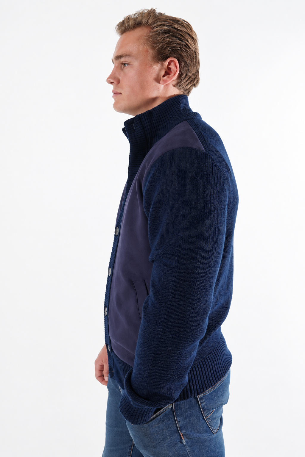 knapp cardigan navy