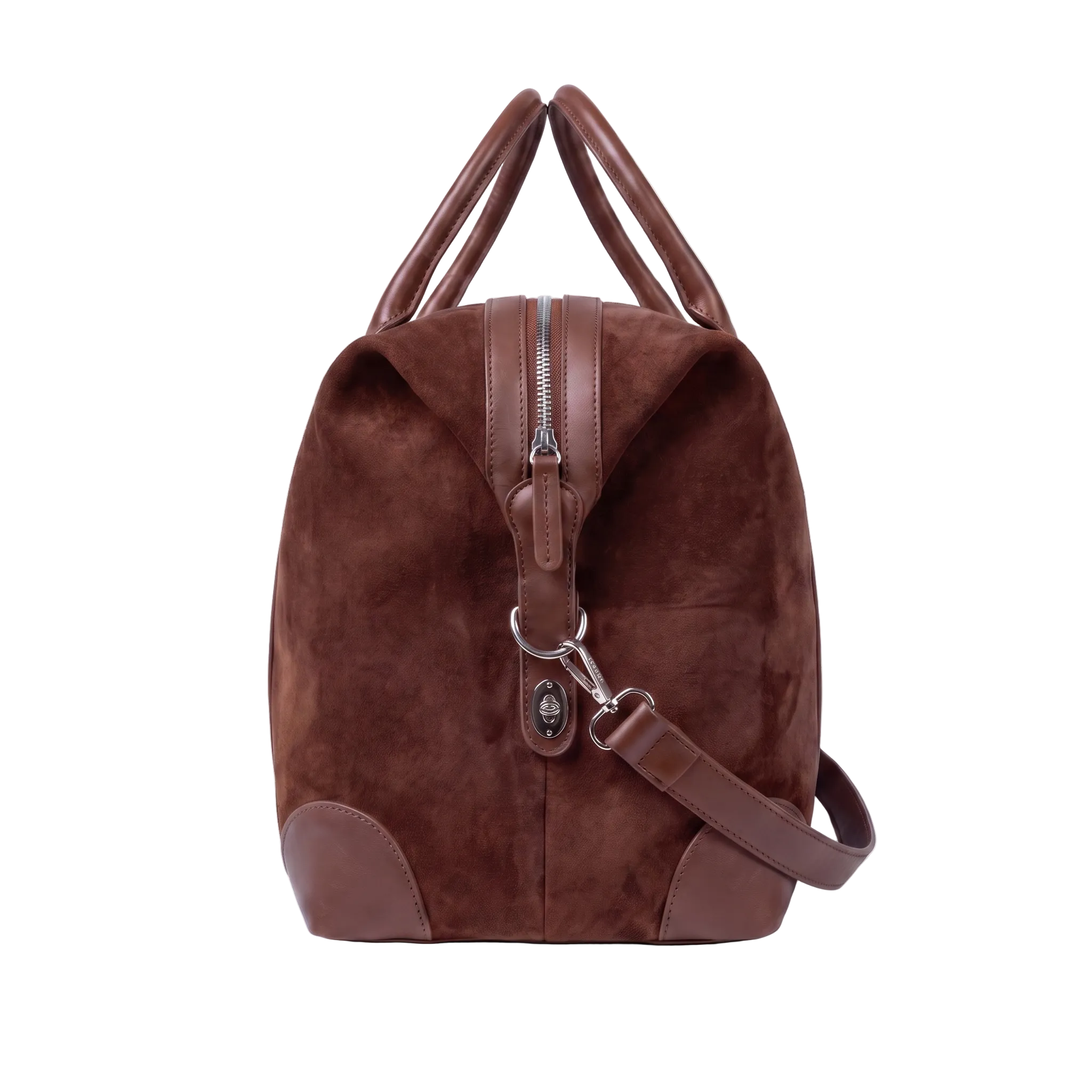 Brown Suede Duffel