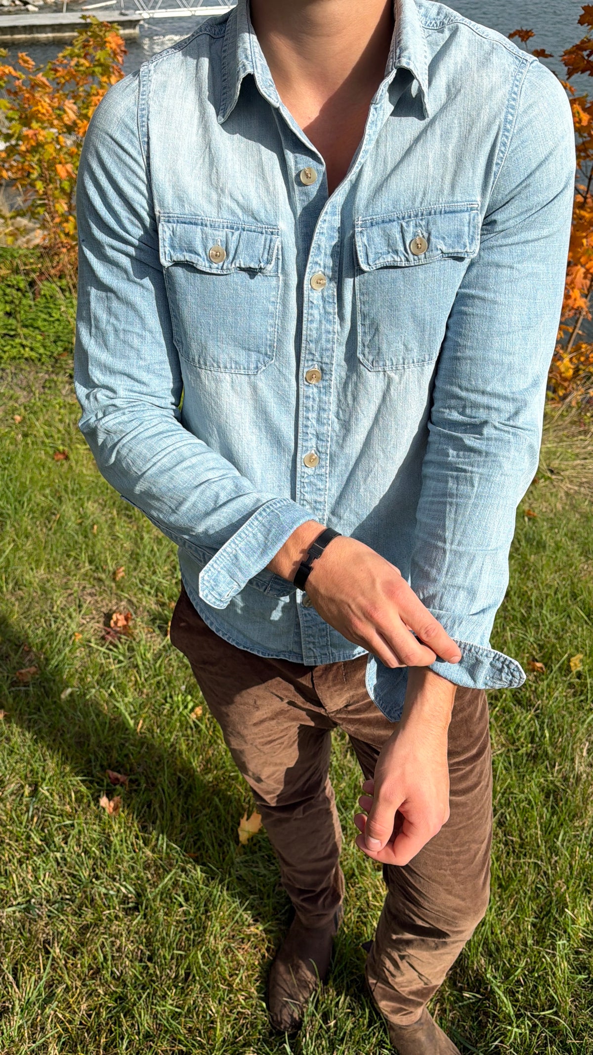 Denim skjorte
