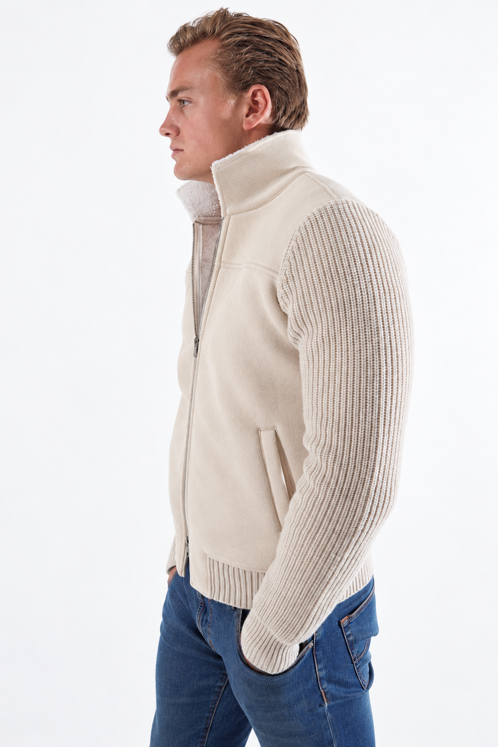 foret cardigan jakke beige