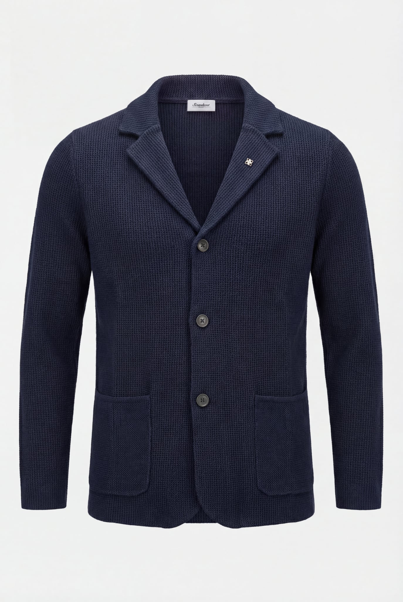 Strikket blazer Navy