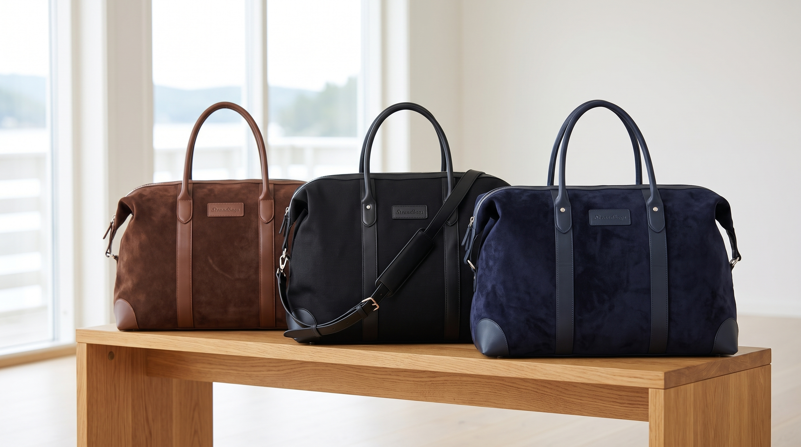 Strandscot duffel collection - all three bags together