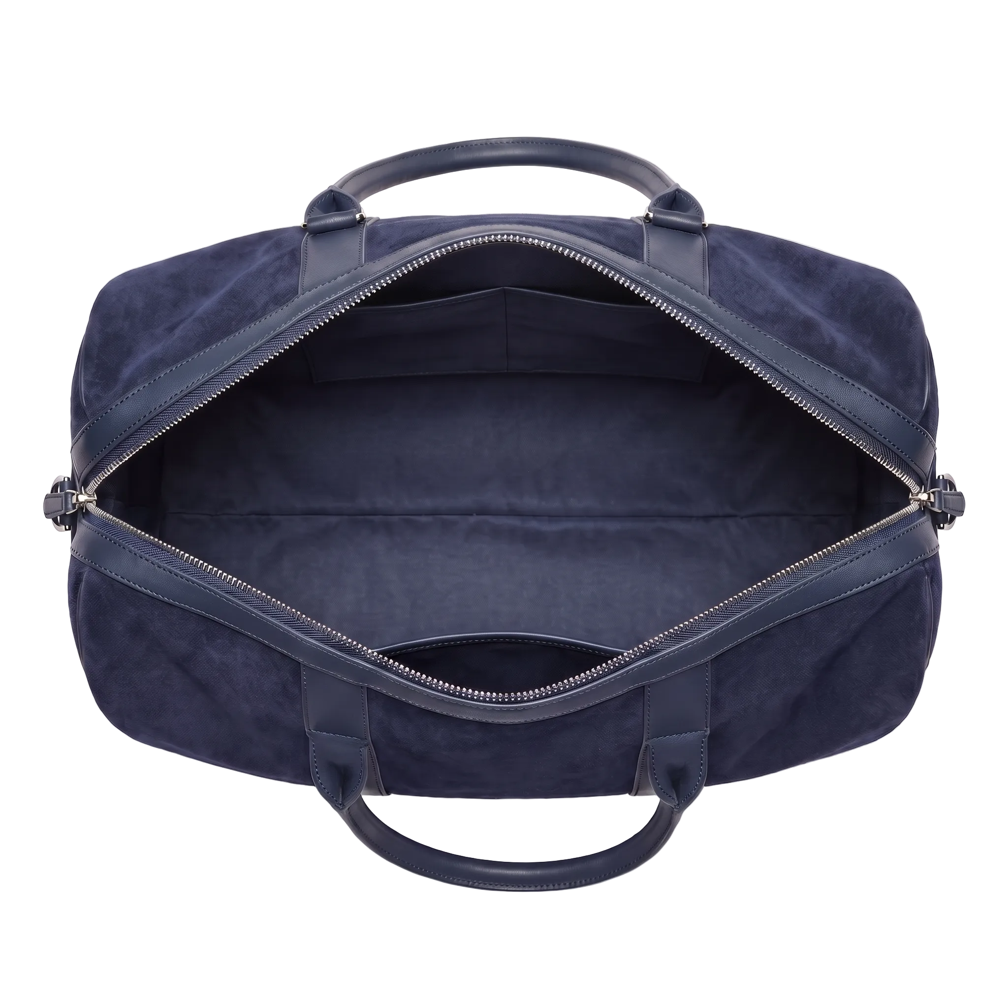 Navy Suede Duffel