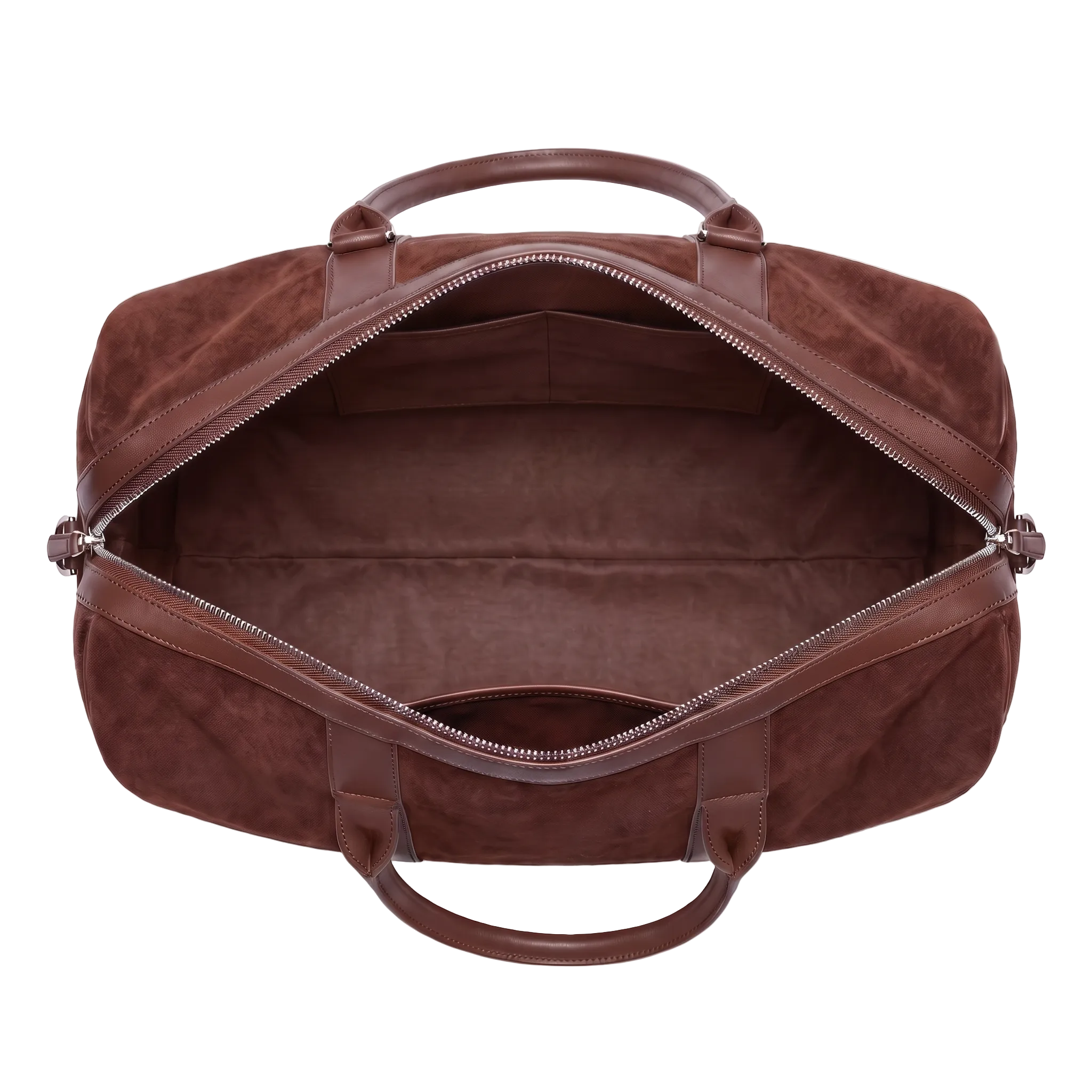 Brown Suede Duffel
