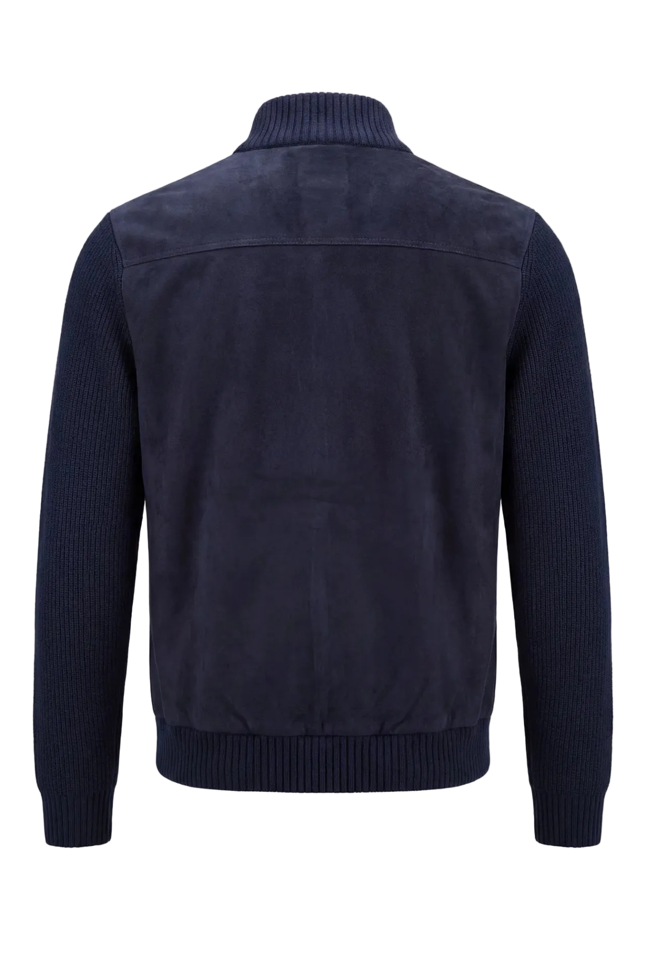 Navy semsket cardigan